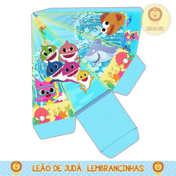 Caixa pirâmide baby shark