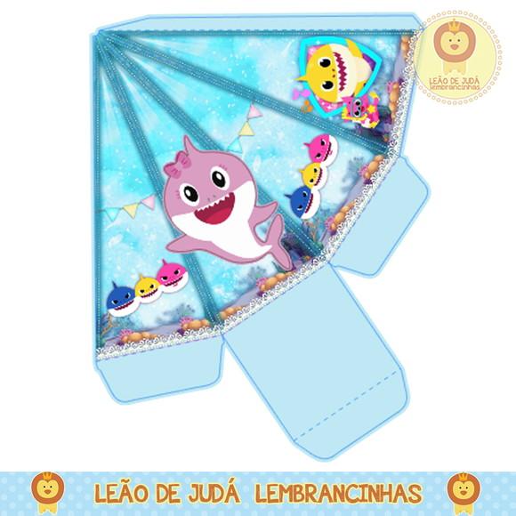 Caixa pirâmide baby shark