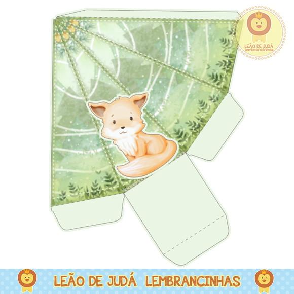Caixa piramide bosque