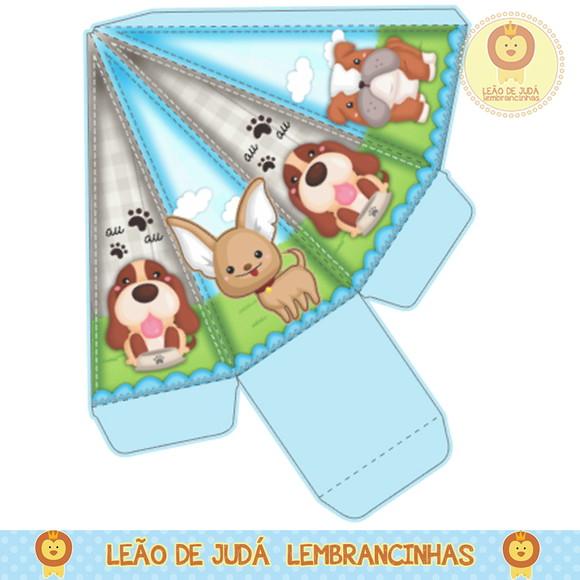 Caixa Pirâmide cachorrinho