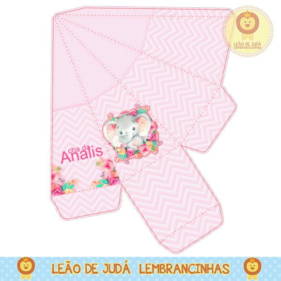 Caixa pirâmide Chá de bebê