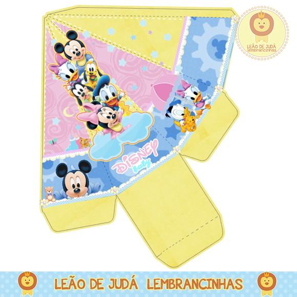 Caixa pirâmide disney baby