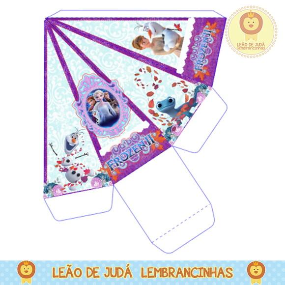 Caixa pirâmide frozen