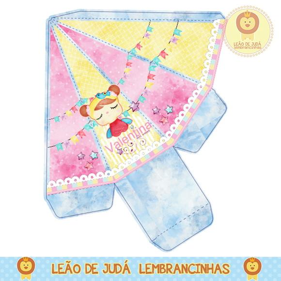Caixa pirâmide metoo doll