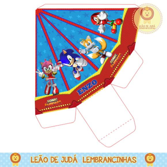 Caixa pirâmide sonic