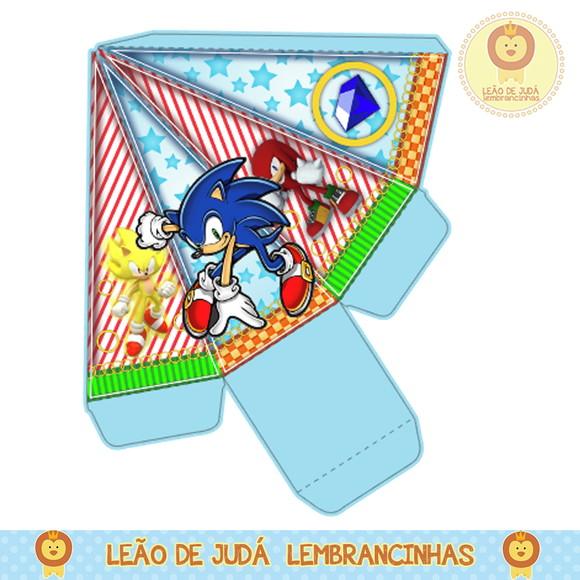 Caixa pirâmide sonic