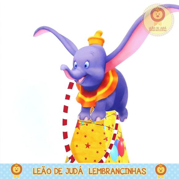 Caixa Pirâmide tema Dumbo