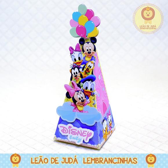 Caixa Pirâmide tema Disney Baby