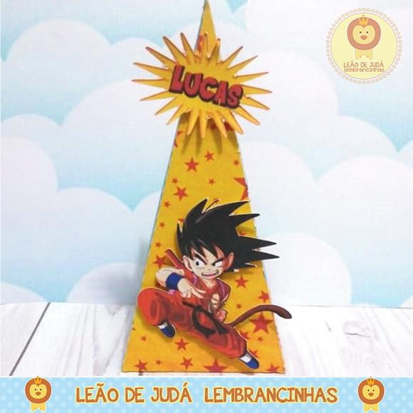 Caixa Pirâmide tema Dragon Ball
