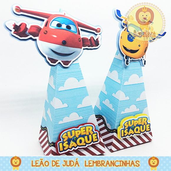Caixa Pirâmide tema super wings