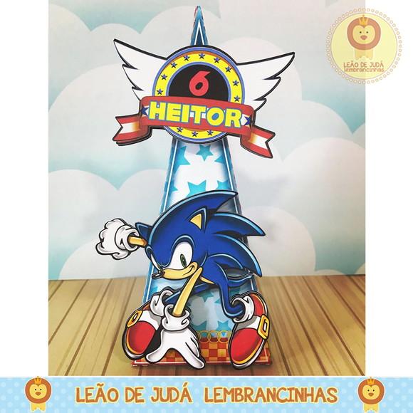 Caixa Pirâmide tema Sonic