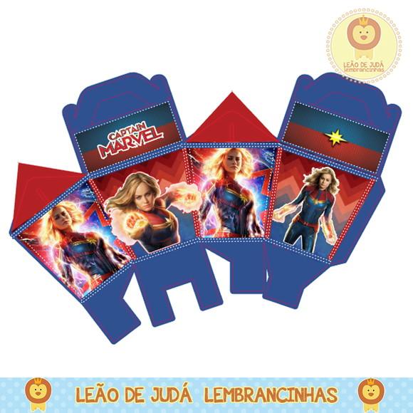 Caixa sushi capitã marvel