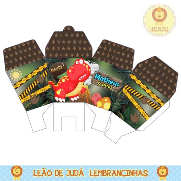 Caixa sushi dinossauro
