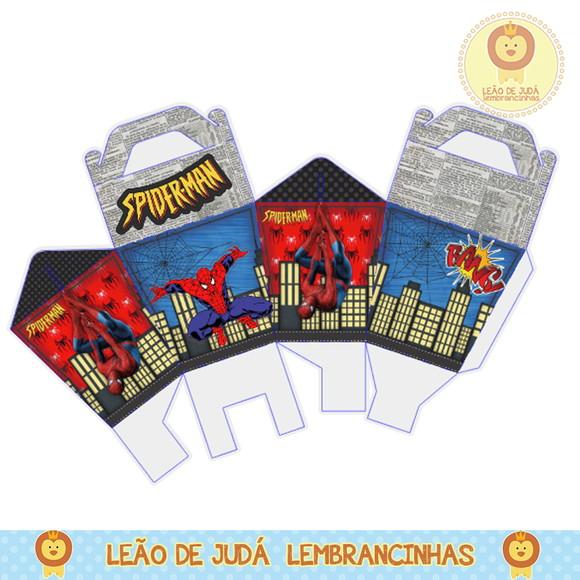 Caixa sushi homem aranha