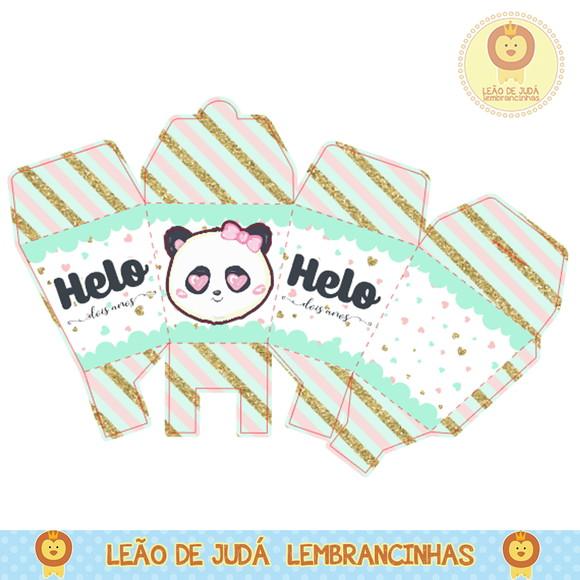 Caixa sushi panda
