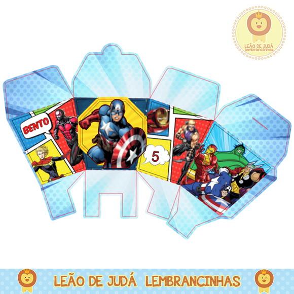 Caixa sushi vingadores