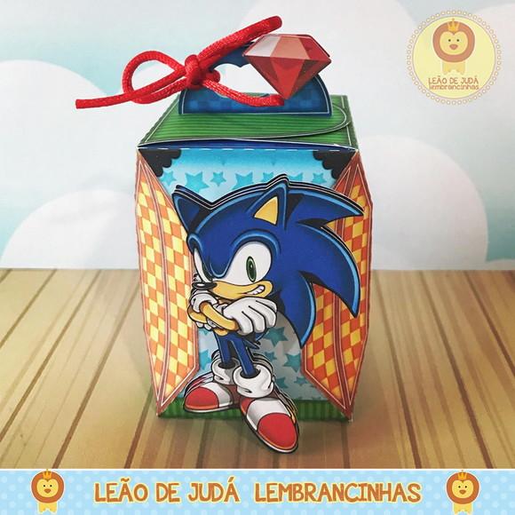Caixa tema Sonic