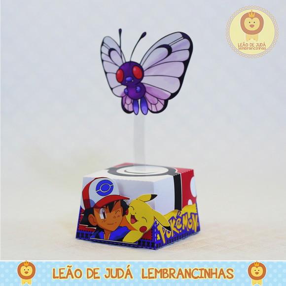 Caixa trapézio Tema Pokemon
