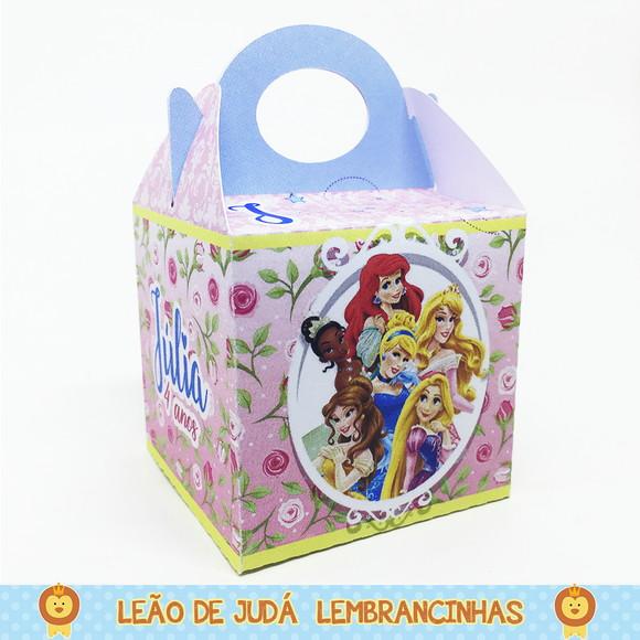 Caixinha Atenas tema Princesas disney