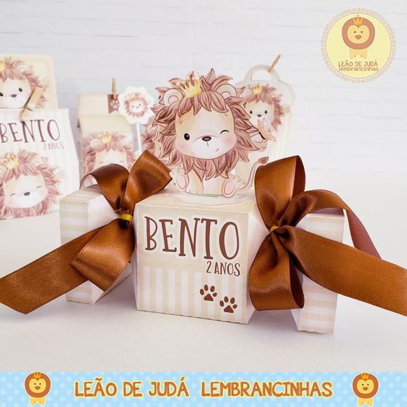 Caixinha bala tema Leãozinho