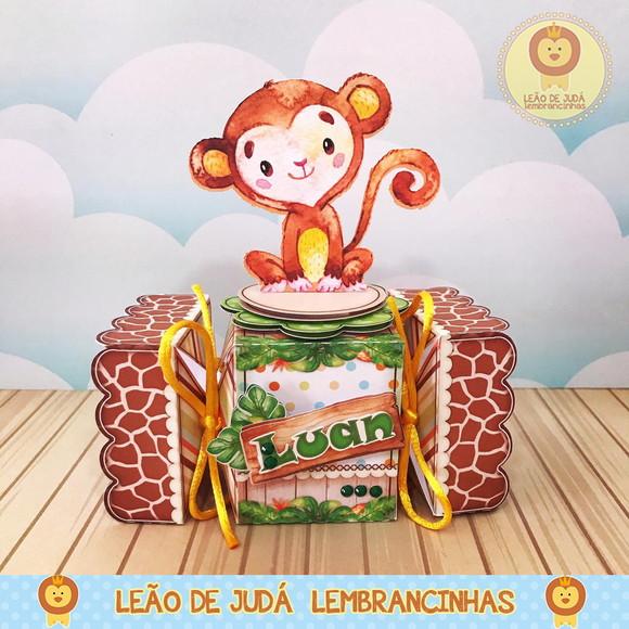 Caixinha Bala tema safari