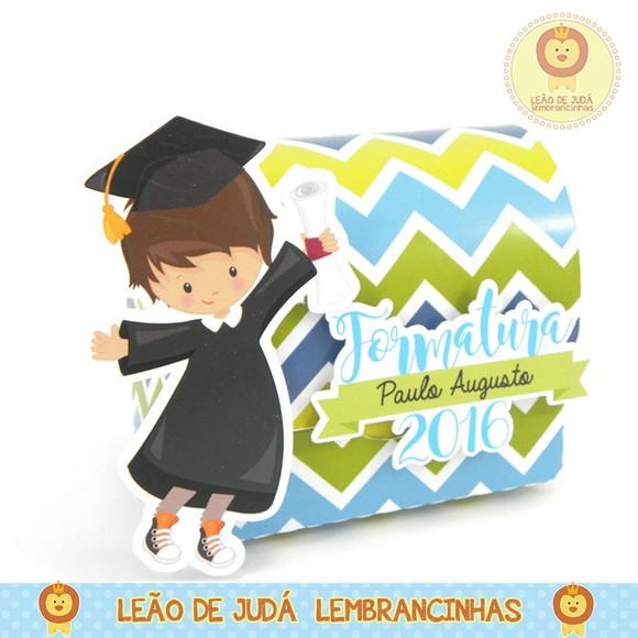 Caixinha Baú Amã tema Formatura