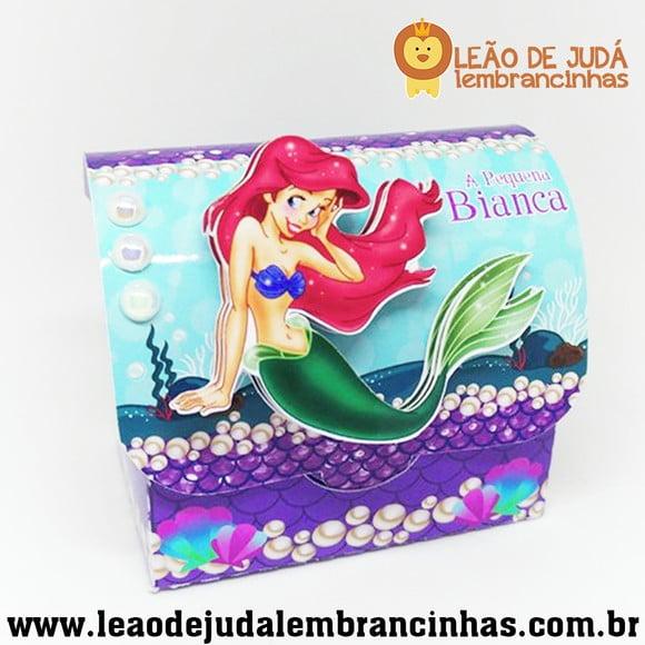 Caixinha Bau PEQUENA SEREIA