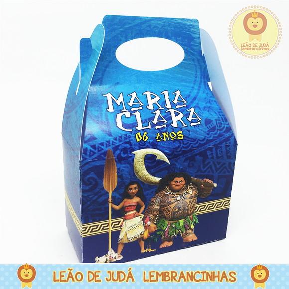 Caixinha Chade tema Moana
