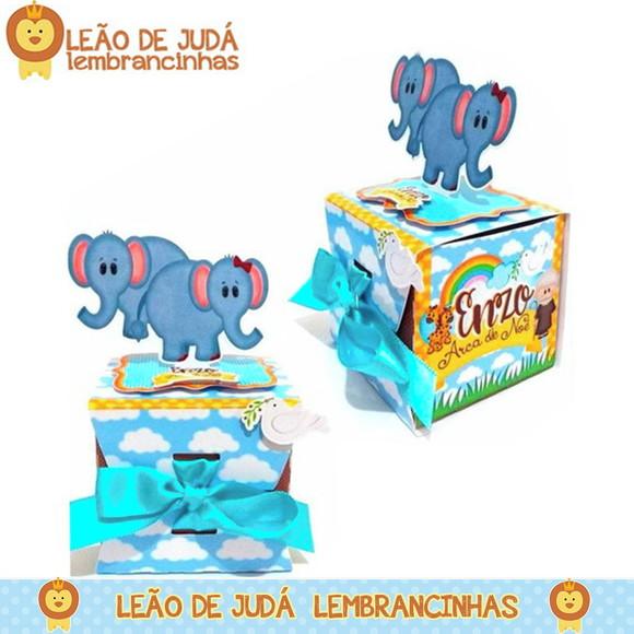 Caixinha Cubo Arca de Noé