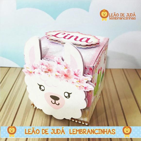 Caixinha Cubo Lhama