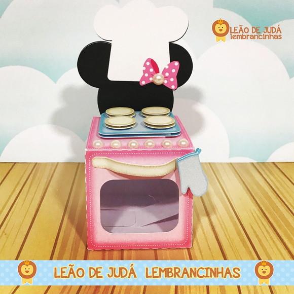 Caixinha Cubo minnie confeiteira