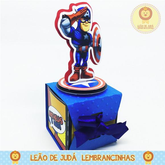 Caixinha Cubo Vingadores