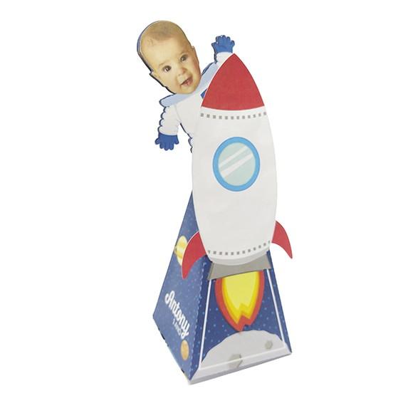 Caixinha Lembrancinha para Festa Tema Astronauta