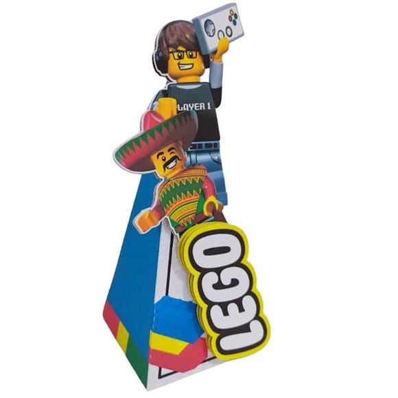Caixinha Lembrancinha para Festa Tema Lego