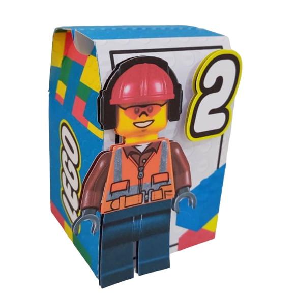 Caixinha Lembrancinha para Festa Tema Lego