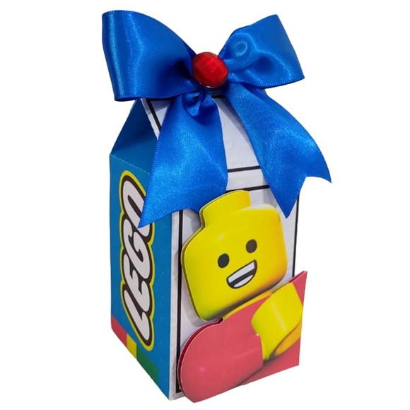 Caixinha Lembrancinha para Festa Tema Lego