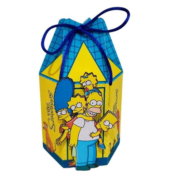 Caixinha Lembrancinha para Festa Tema os Simpsons