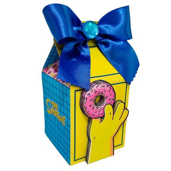 Caixinha Lembrancinha para Festa Tema os Simpsons