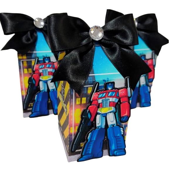 Caixinha Lembrancinha para Festa Tema Transformers