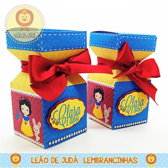 Caixinha Meia Bala Branca de neve