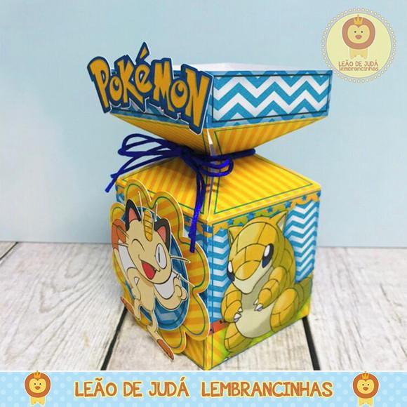 Caixinha Meia Bala Pokémon