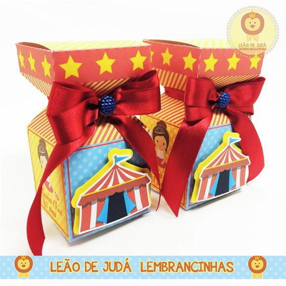 Caixinha Meia Bala tema circo