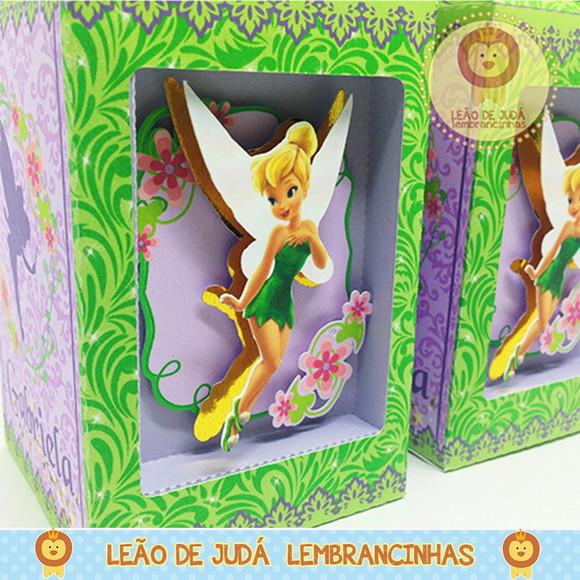 Caixinha Milk com Visor Tema Tinker Bell