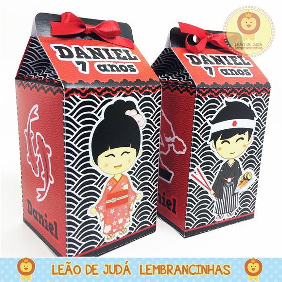 Caixinha Milk Tema Japão