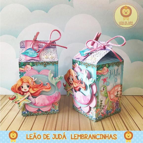 Caixinha Milk Tema Sereia