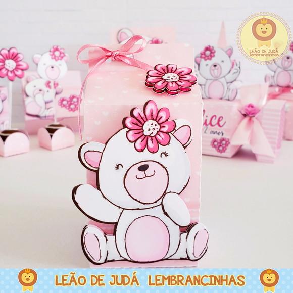 Caixinha milk ursa rosa