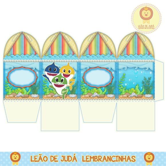 caixinha para festa baby shark