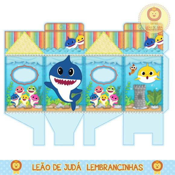 Caixinha para festa baby shark