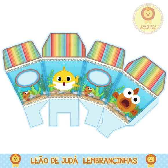 Caixinha para festa baby shark