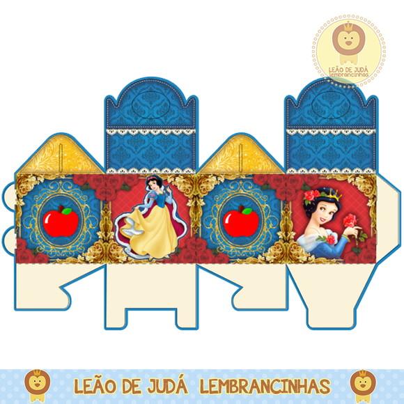 Caixinha Para Festa Branca De Neve